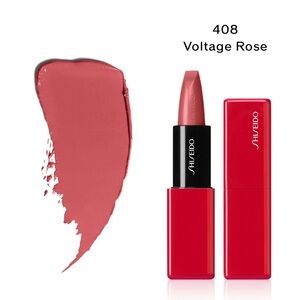 Shiseido TechnoSatin Gel Lisptick in 408 Voltage Rose